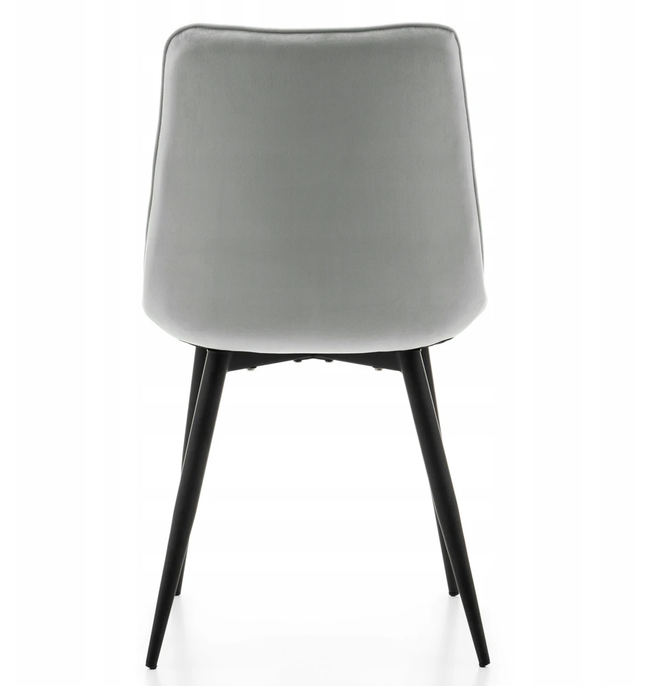 Home Design CHIC LIGHT Pilkas VELUR UUPminkšta kėdė