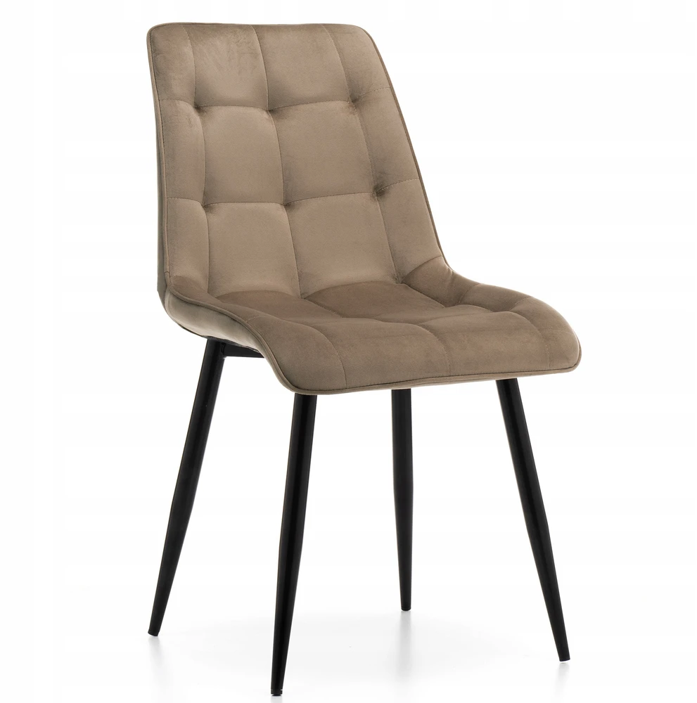 Home Design Chic velvet krėslas, tamsiai smėlio spalvos