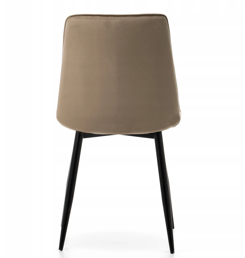 Home Design Chic velvet krėslas, tamsiai smėlio spalvos