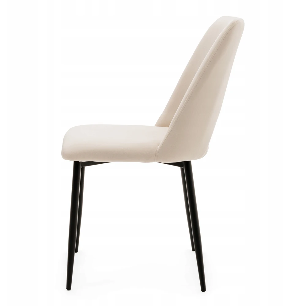 Home Design GLAMOUR BEIGE MINŠTA AKSOMINĖ KĖDĖ SVETAINEI VALGOMUI