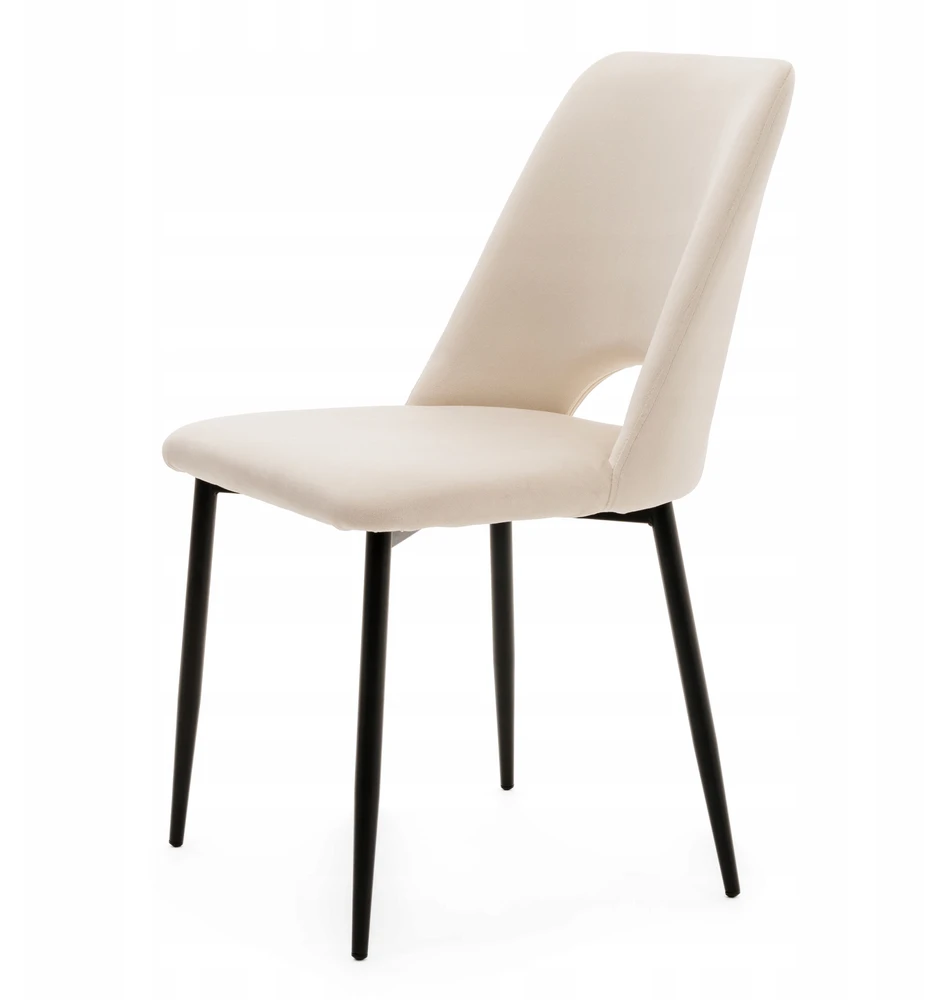 Home Design GLAMOUR BEIGE MINŠTA AKSOMINĖ KĖDĖ SVETAINEI VALGOMUI
