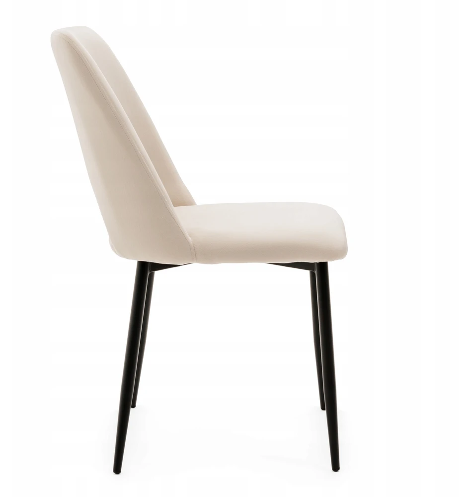 Home Design GLAMOUR BEIGE MINŠTA AKSOMINĖ KĖDĖ SVETAINEI VALGOMUI