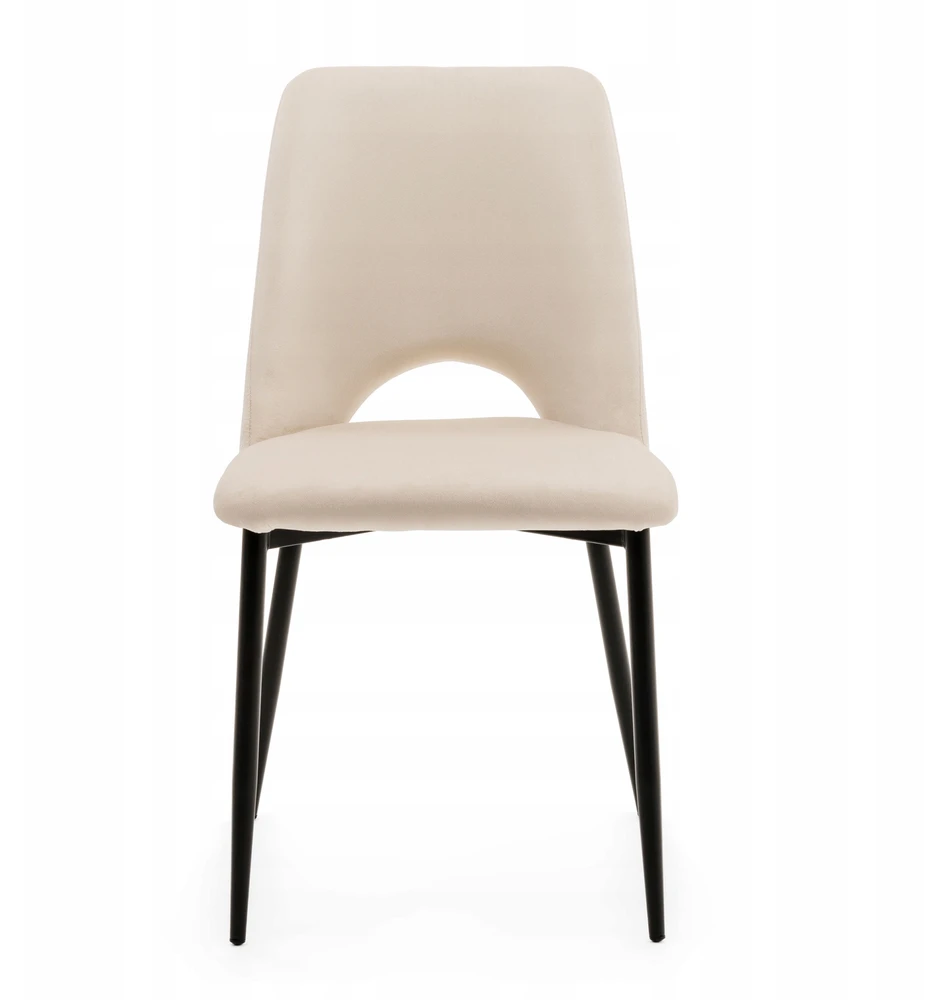 Home Design GLAMOUR BEIGE MINŠTA AKSOMINĖ KĖDĖ SVETAINEI VALGOMUI
