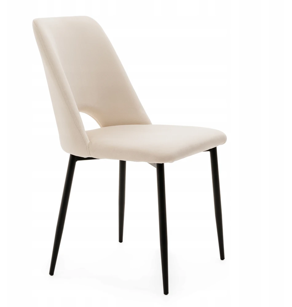 Home Design GLAMOUR BEIGE MINŠTA AKSOMINĖ KĖDĖ SVETAINEI VALGOMUI