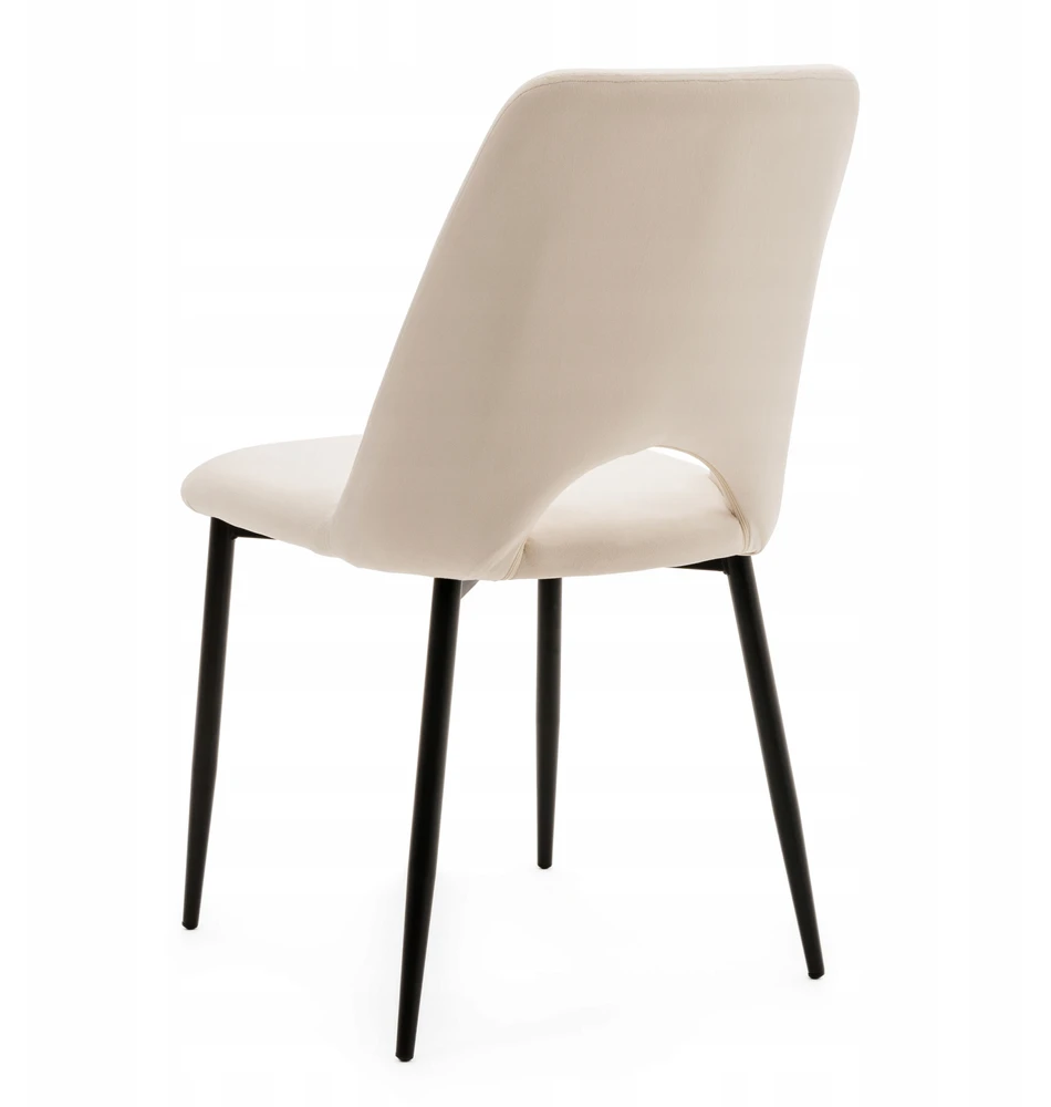 Home Design GLAMOUR BEIGE MINŠTA AKSOMINĖ KĖDĖ SVETAINEI VALGOMUI