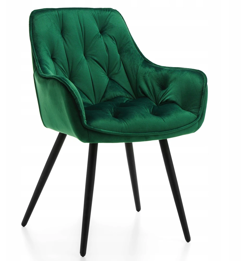 Home Design GLAMOUR GLAMOUR MINŠTA DAUGINĖ KĖDĖ, MODERNUS VELIŪRAS, ŽALIA