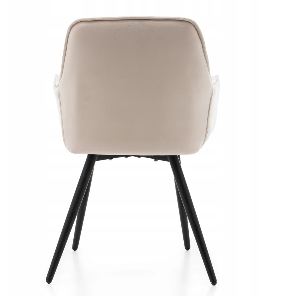 Home Design GLAMOUR GLAMOUR MINŠTA DAUGINĖ KĖDĖ, MODERNAUS VELIŪRAS, Smėlio spalvos