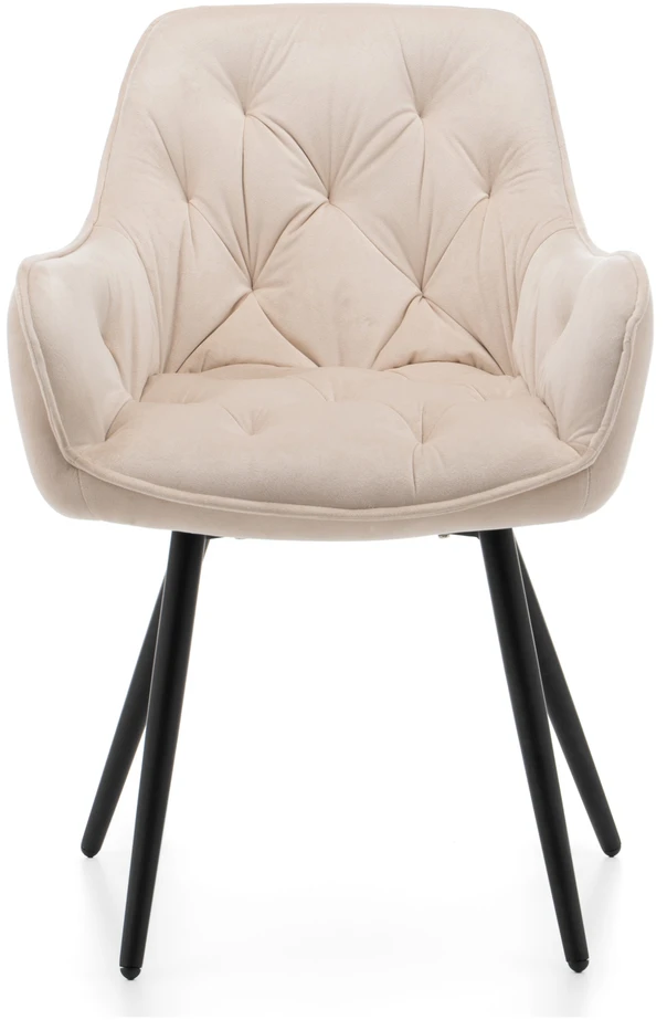 Home Design GLAMOUR GLAMOUR MINŠTA DAUGINĖ KĖDĖ, MODERNAUS VELIŪRAS, Smėlio spalvos