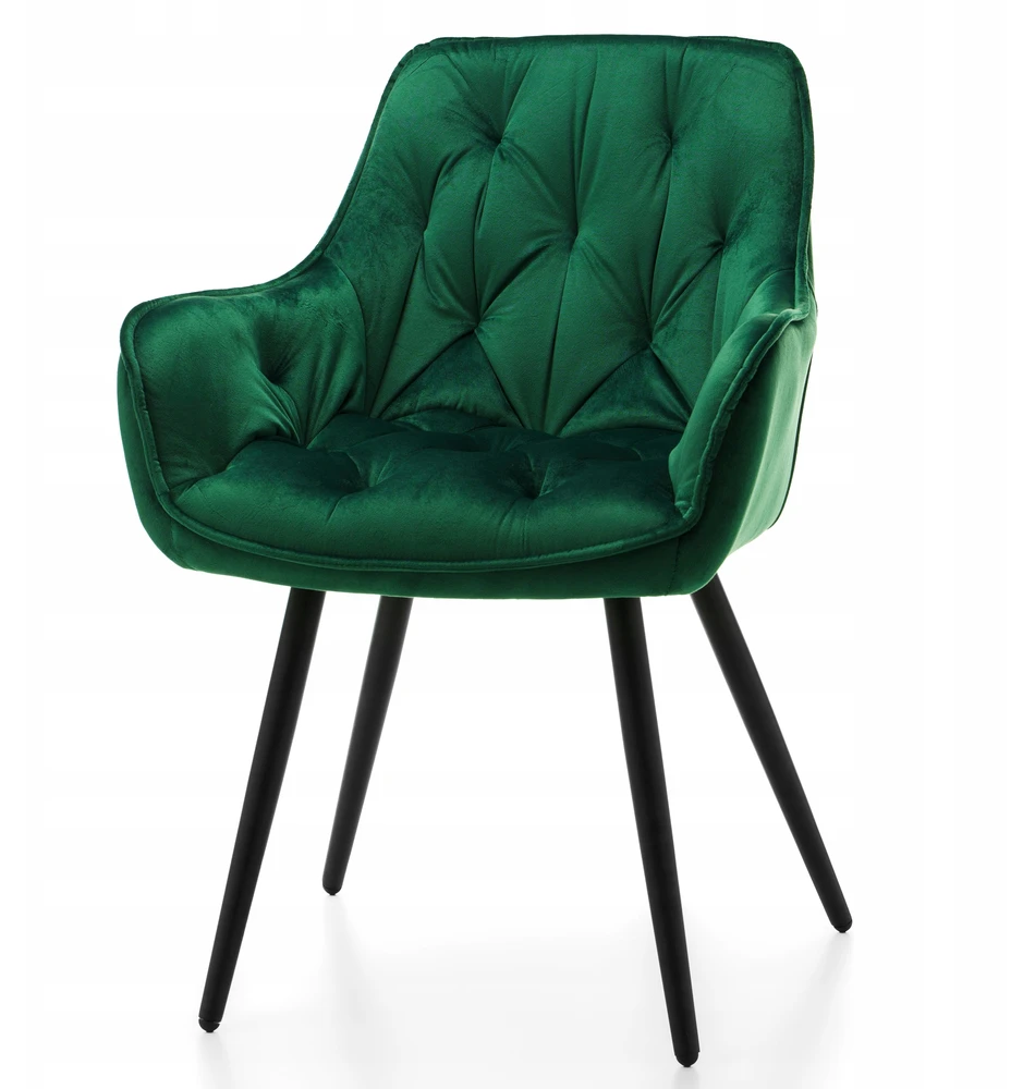 Home Design GLAMOUR GLAMOUR MINŠTA DAUGINĖ KĖDĖ, MODERNUS VELIŪRAS, ŽALIA