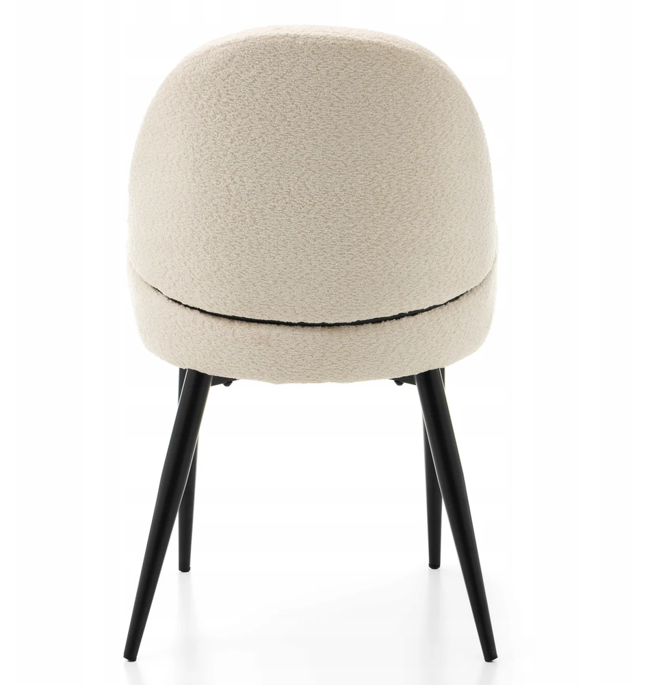 Home Design GLAMOUR MINKŠTA KĖDĖ VALGAMOJO SVETAINĖ BOUCLE BERGAMO ŠVIESI BEIGE