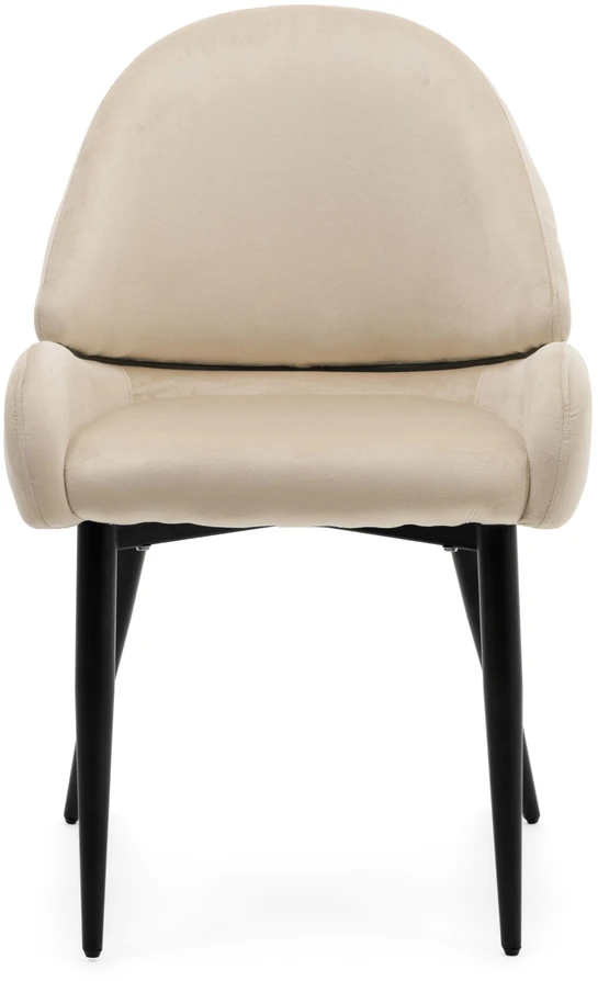 Home Design GLAMOUR MINKŠTA KĖDĖ VALGOMAS SVETAINE VELIURAS BERGAMO BEIGE