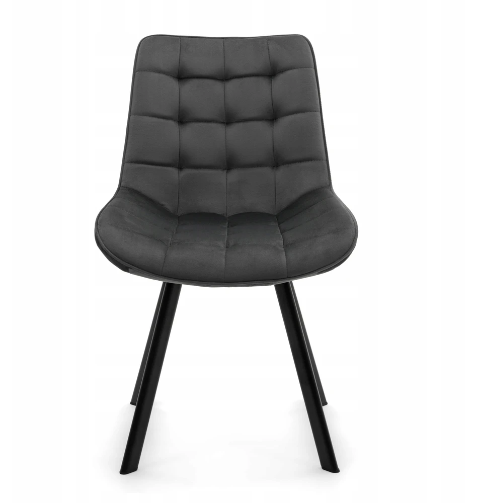 Home Design GLAMOUR TORI GRAY MINŠTA AKSOMINĖ KĖDĖ SVETAINEI VALGOMOSIAI