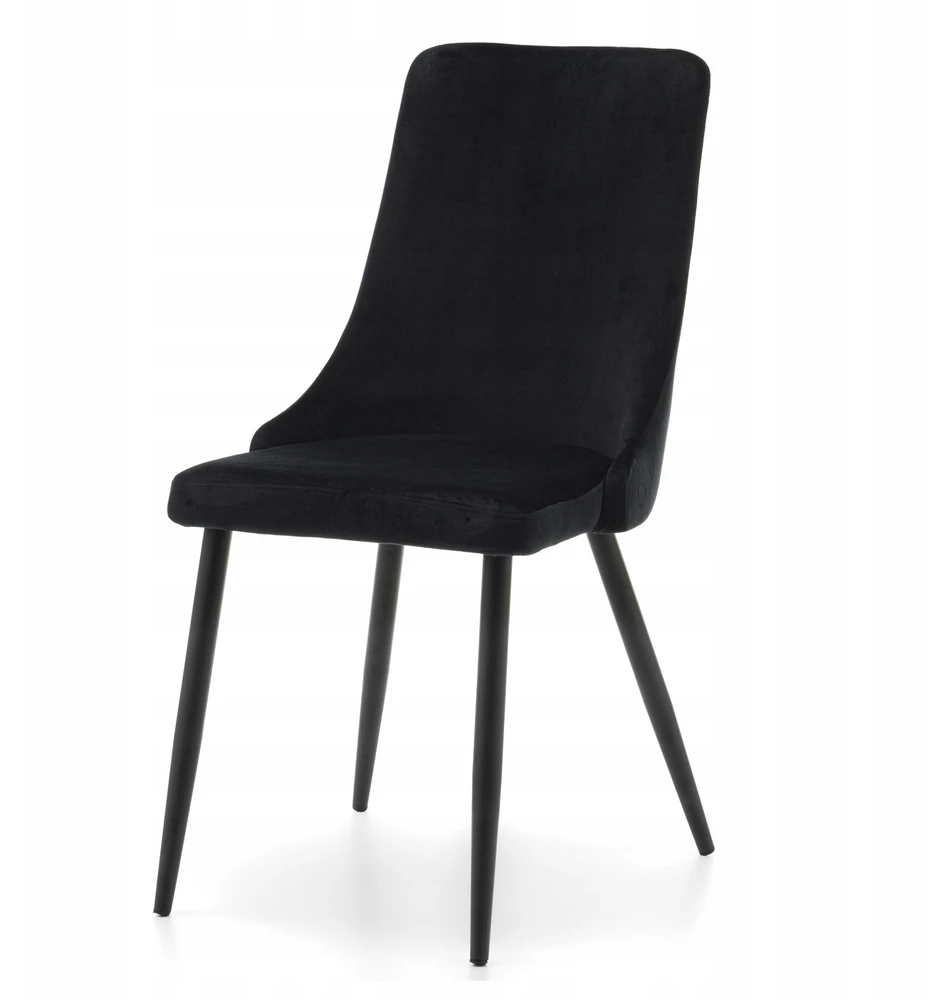 Home Design Juodas VELVET MINŠTINĖ KĖDĖ