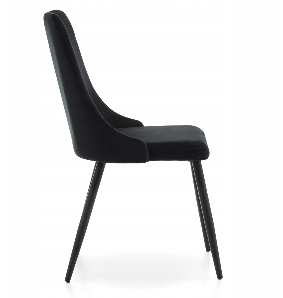 Home Design Juodas VELVET MINŠTINĖ KĖDĖ