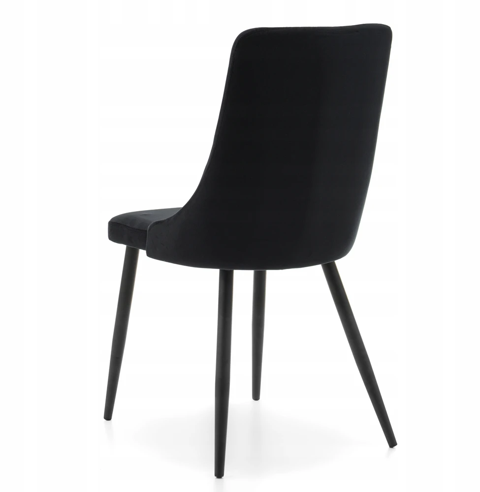 Home Design Juodas VELVET MINŠTINĖ KĖDĖ