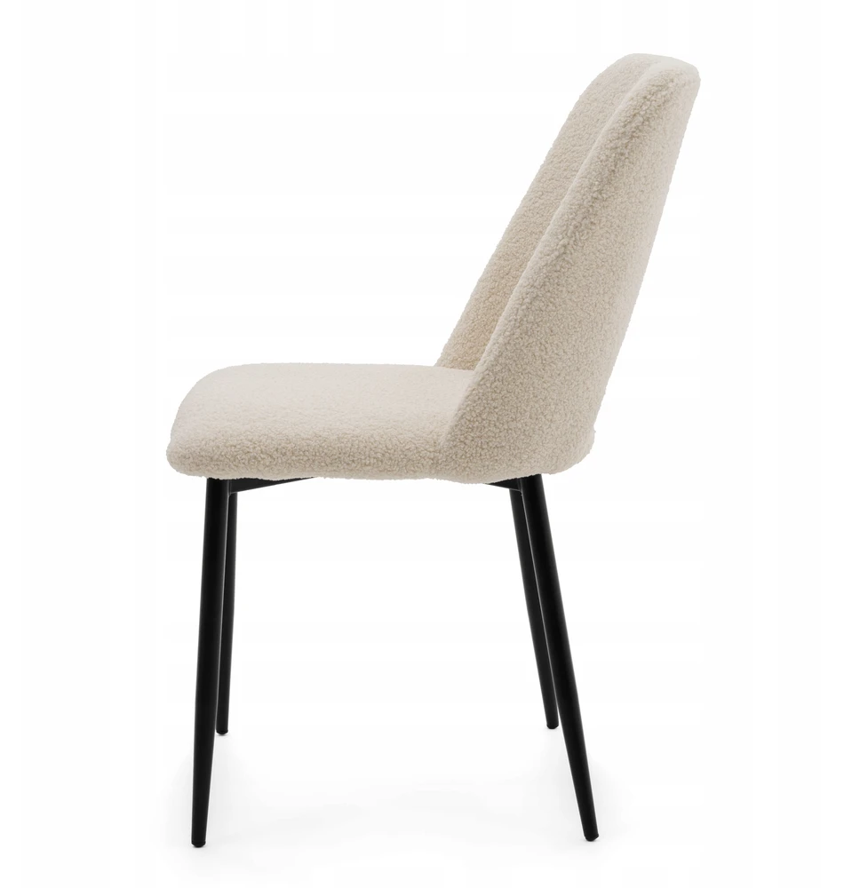 Home Design MINKŠTA KĖDĖ SVETAINEI, GLAMOUR, BOUCLE ECRU AUDINIS, BEGE