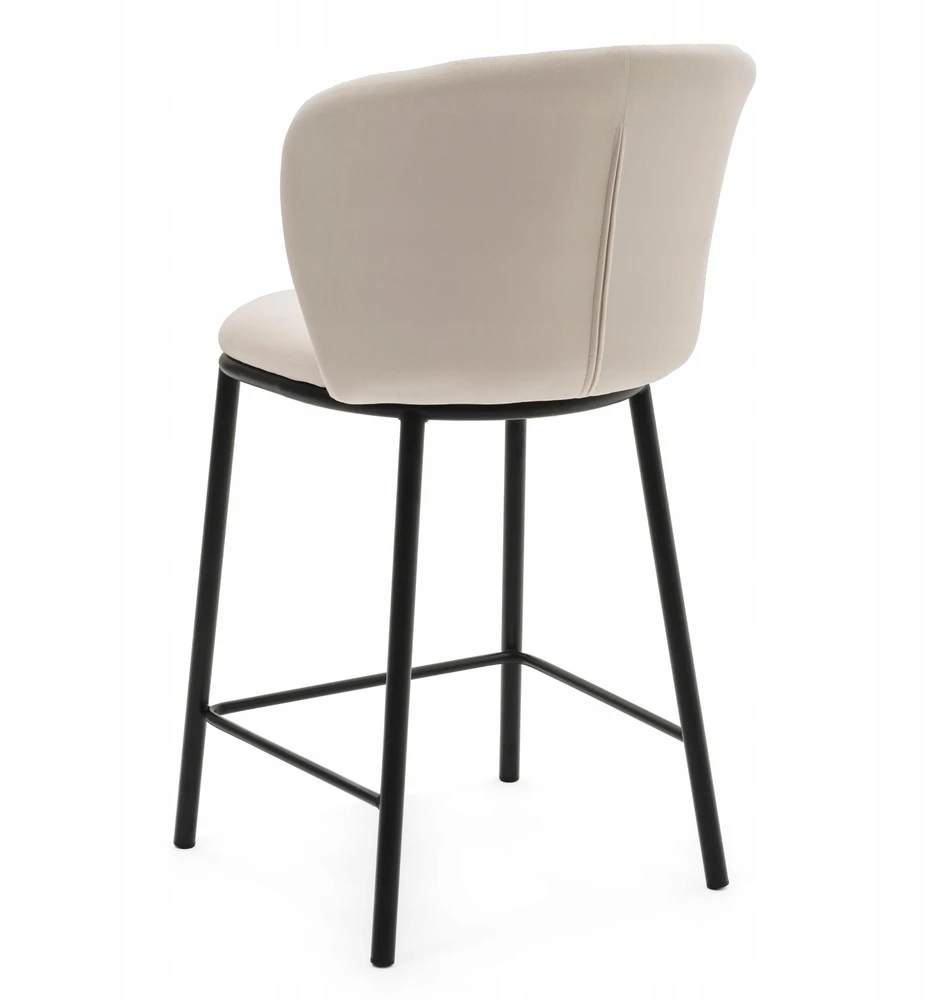 Home Design Minkštas VELVET BEIGE KABLIS SVETAINEI, VALGOMAI, MODERNIAM BARI