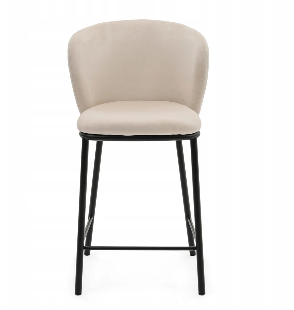 Home Design Minkštas VELVET BEIGE KABLIS SVETAINEI, VALGOMAI, MODERNIAM BARI