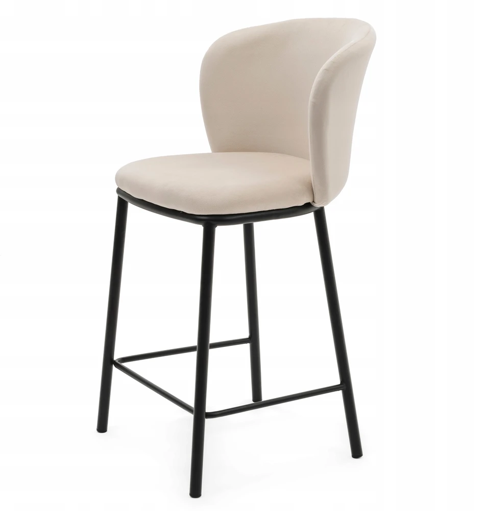 Home Design Minkštas VELVET BEIGE KABLIS SVETAINEI, VALGOMAI, MODERNIAM BARI