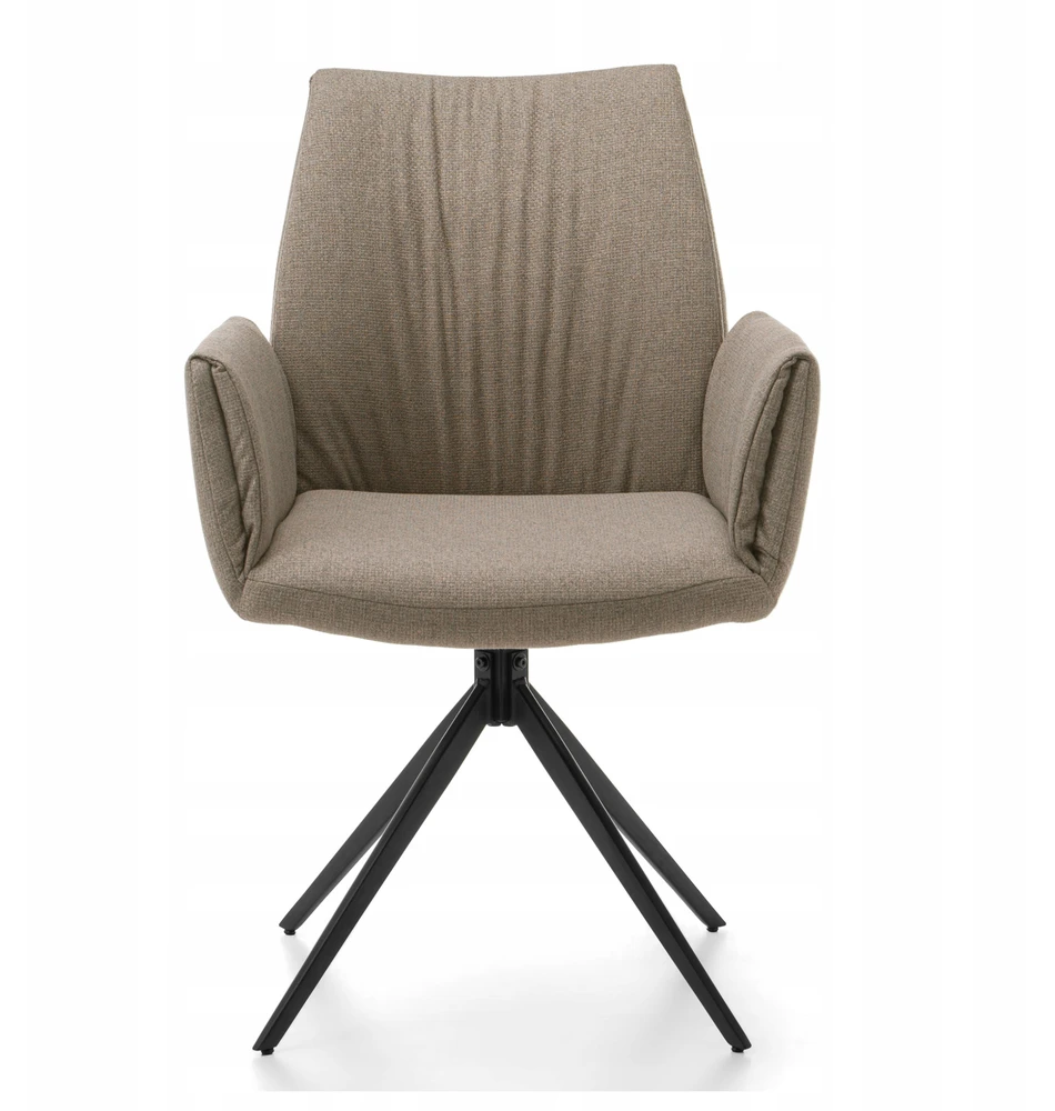 Home Design MINKŠTO AUDINIO KĖDĖ, SAWANA TIPO, MODERNAUS GLAMŪRAS SVETAINEI, Smėlio spalvos