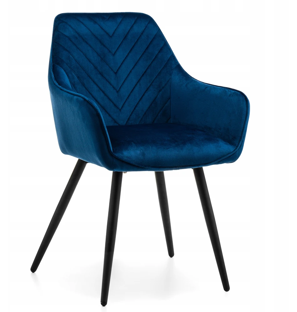 Home Design MINŠTA AKSOMINĖ KĖDĖ, NAVY VELVET, SVETAINĖ, VALGOMAS, MODERNA
