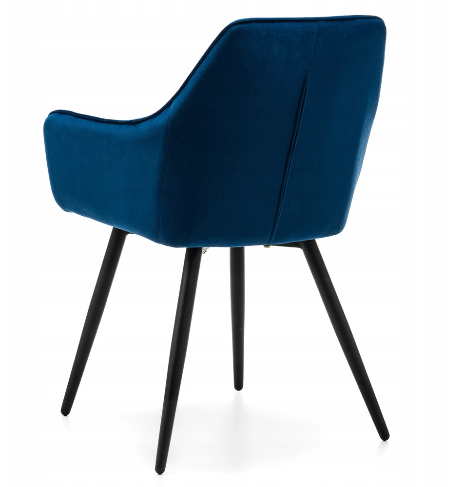 Home Design MINŠTA AKSOMINĖ KĖDĖ, NAVY VELVET, SVETAINĖ, VALGOMAS, MODERNA