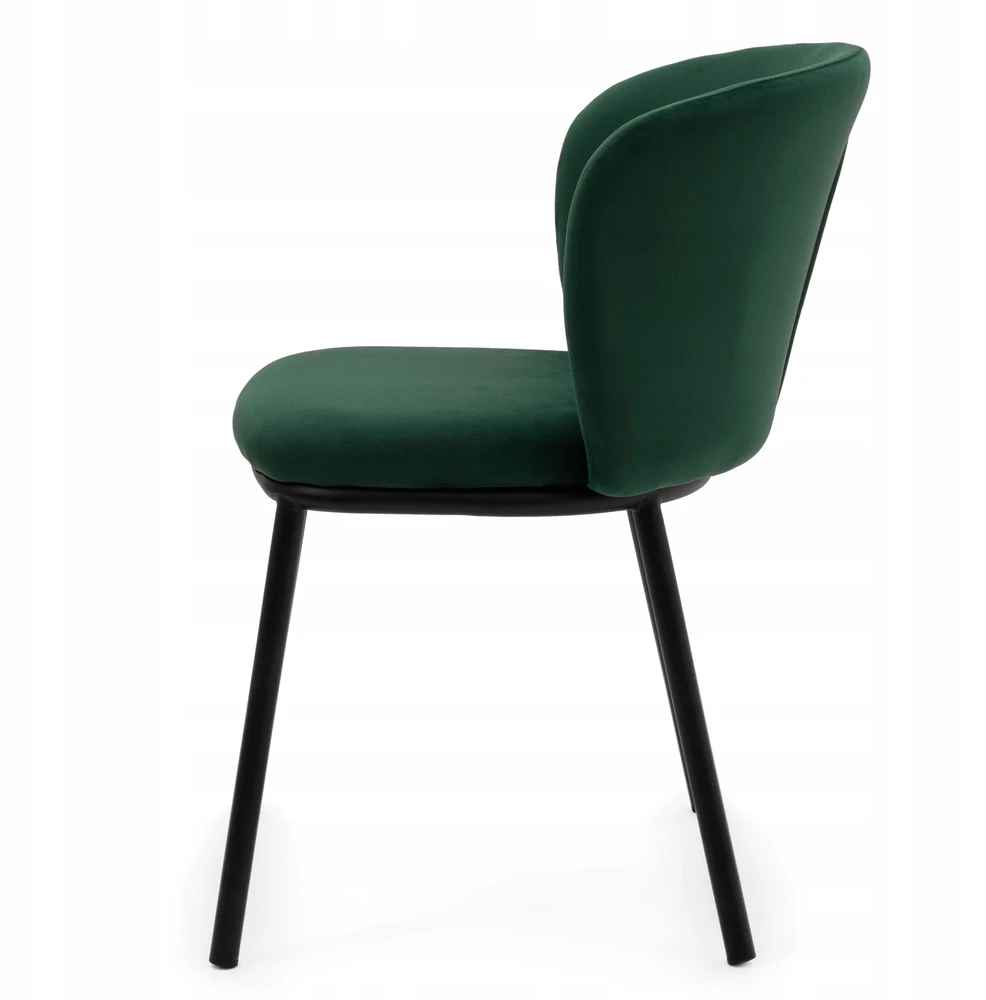 Home Design MINŠTA AKSOMINĖ KĖDĖ ŽALIA SVETAINE VALGOMAS GLAMOUR MODERNUS BARAS