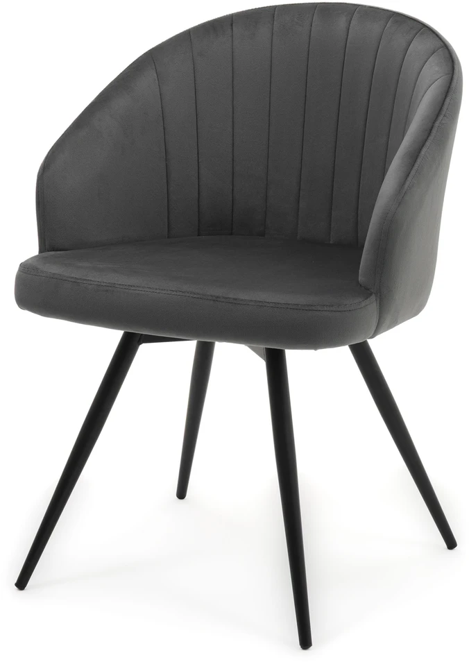 Home Design MINŠTA AKSOMINĖ SUKIAMA KĖDĖ SVETAINEI MODENA Pilkas