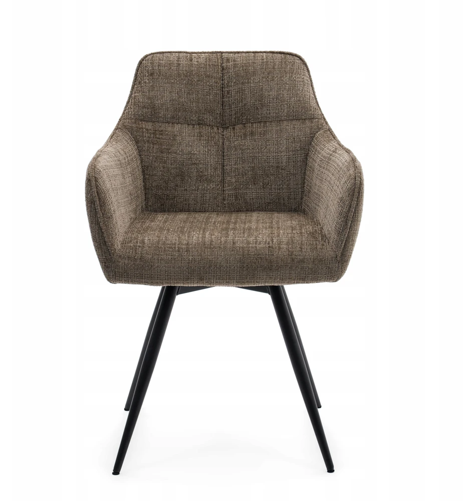 Home Design MINŠTA SUKAMA ŠENILĖ KĖDĖ SVETAINEI QUATTRO BROWN