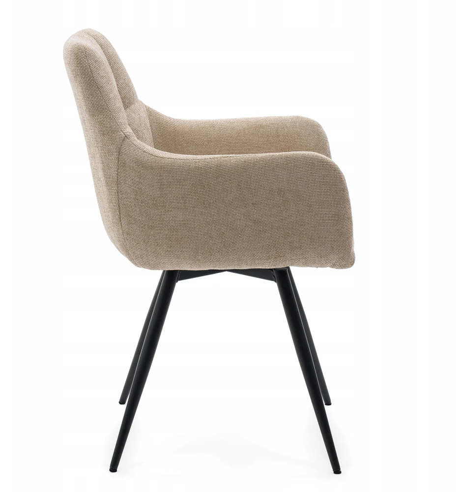 Home Design MINŠTA SUKAMA ŠENILINĖ KĖDĖ SVETAINEI LUGANO ŠVIESI BEIGE