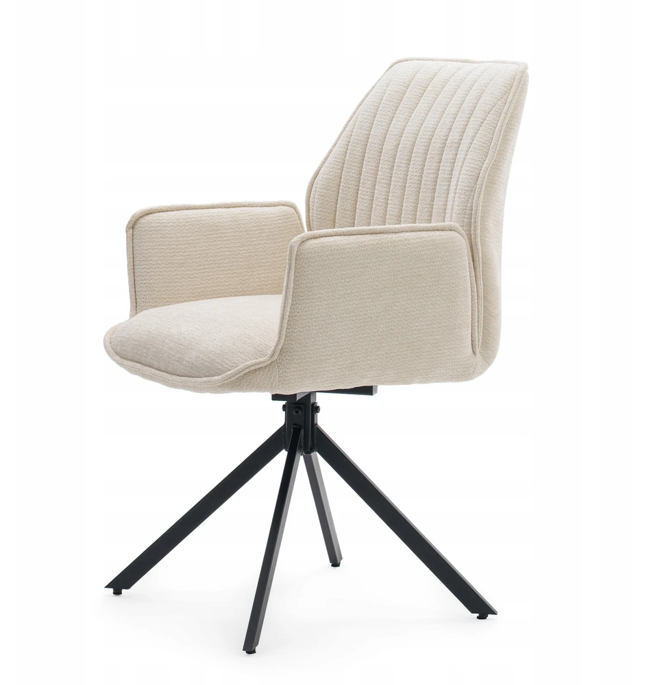 Home Design MINŠTA SUKIAMA ŠENILĖ KĖDĖ SVETAINEI MERANO CREAM