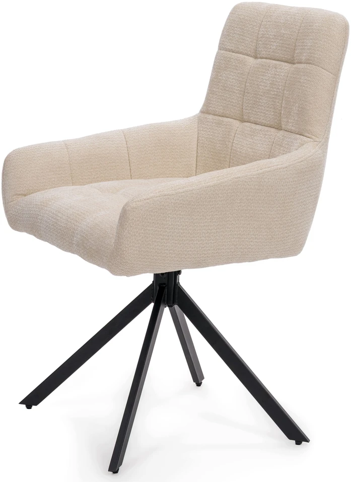 Home Design MINŠTA SUKIAMA ŠENILĖ KĖDĖ SVETAINEI FUNO CREAM