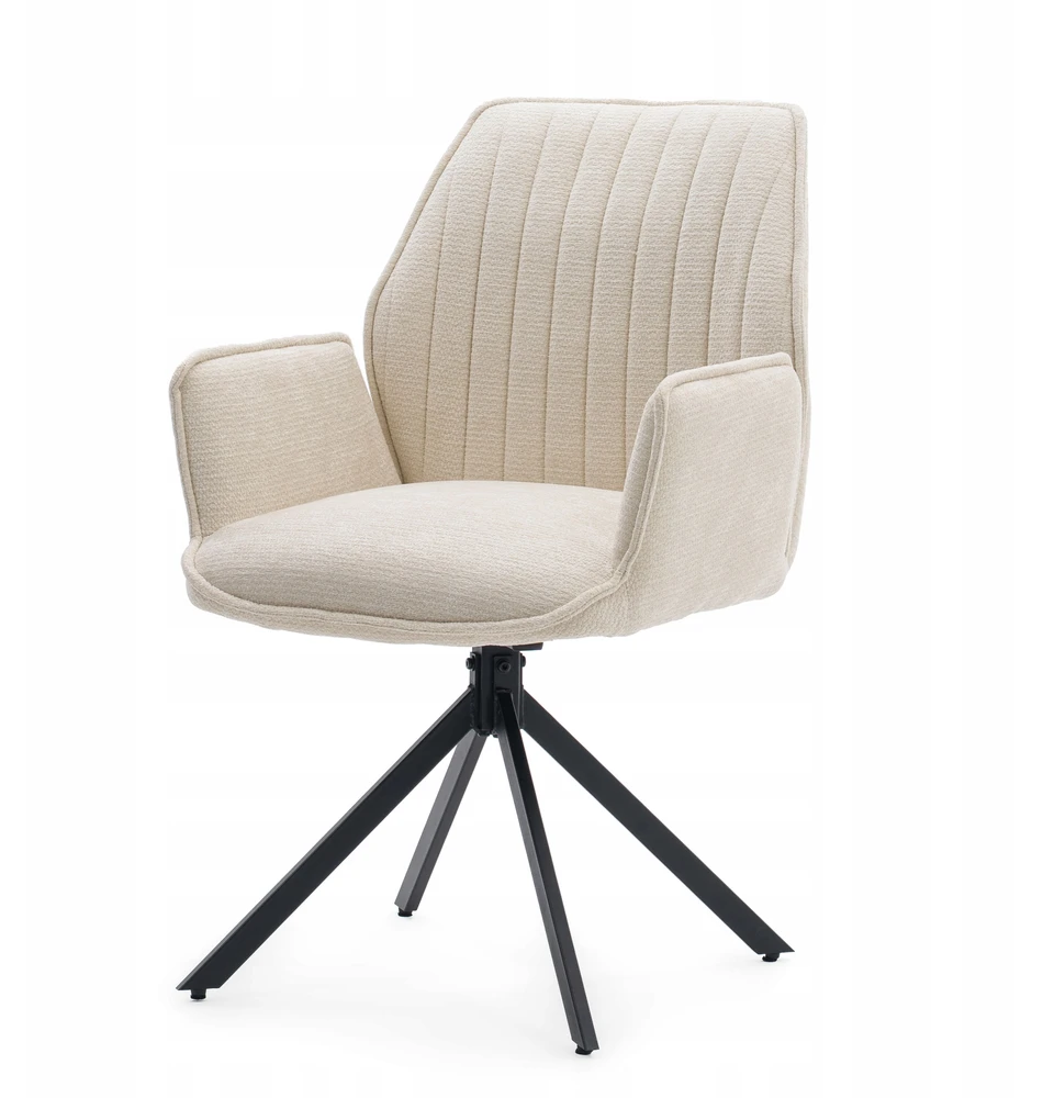 Home Design MINŠTA SUKIAMA ŠENILĖ KĖDĖ SVETAINEI MERANO CREAM