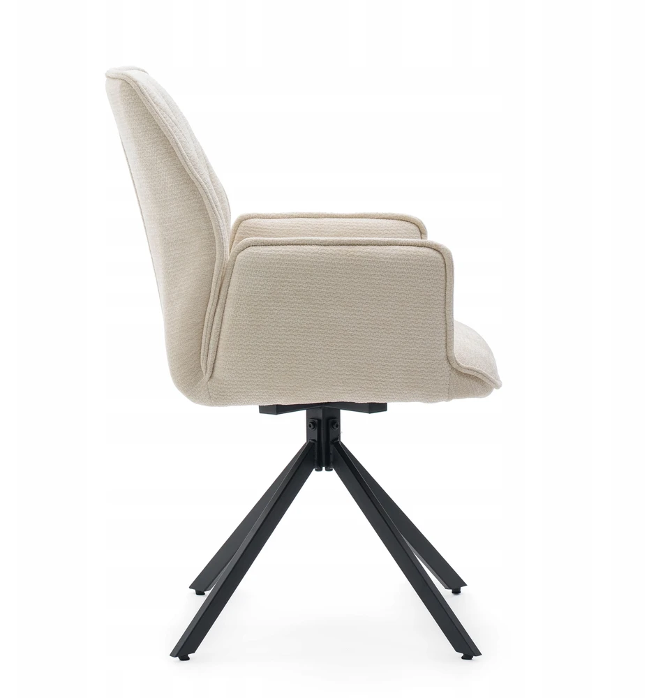 Home Design MINŠTA SUKIAMA ŠENILĖ KĖDĖ SVETAINEI MERANO CREAM