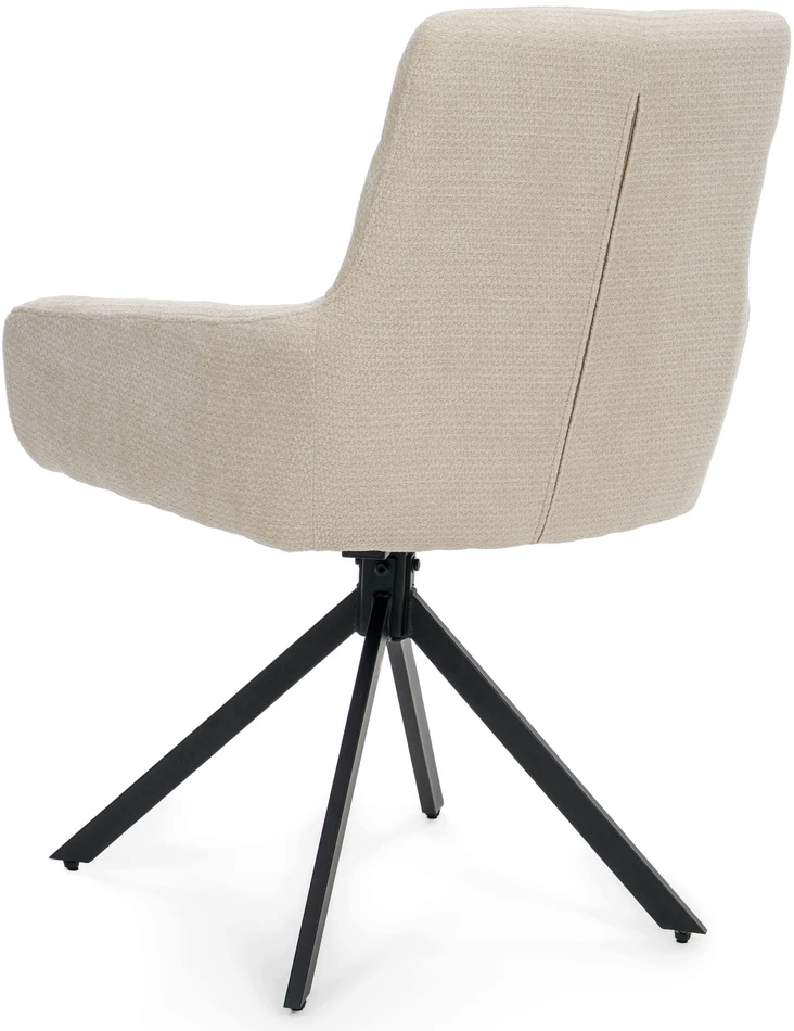Home Design MINŠTA SUKIAMA ŠENILĖ KĖDĖ SVETAINEI FUNO CREAM
