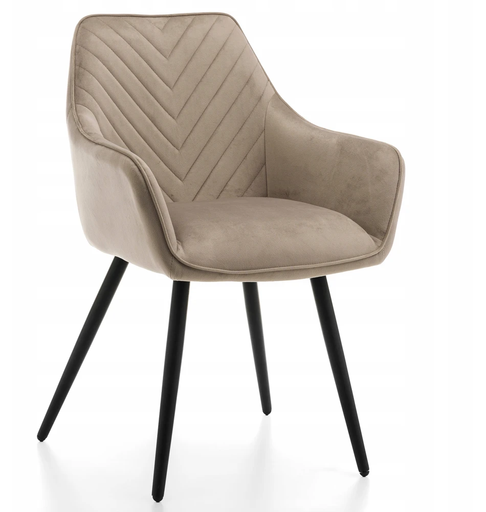 Home Design MODERNI MINŠTA AKOMINIO KĖDĖ, TAMSIAI BEŽINĖ, VALGOMOJE SVETAINEI