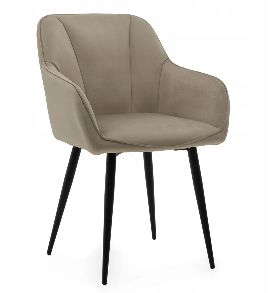 Home Design VELIŪRO AKOMINIO MINŠTĖ KĖDĖ SVETAINEI, VALGOMAI, MODERNAUS GLAMURAS