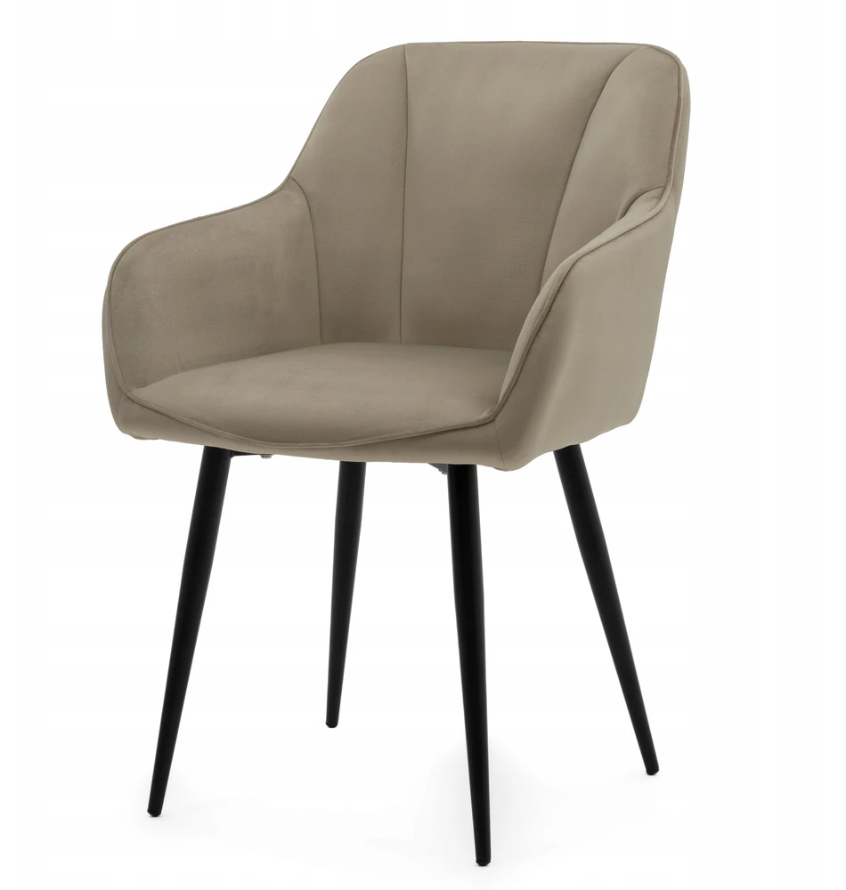 Home Design VELIŪRO AKOMINIO MINŠTĖ KĖDĖ SVETAINEI, VALGOMAI, MODERNAUS GLAMURAS