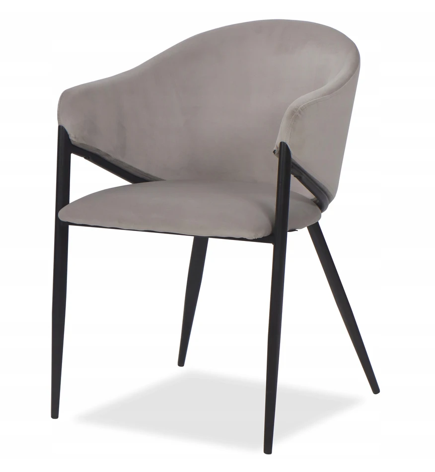 Home Design VELIŪRO AKOMINIO MINŠTĖ KĖDĖ SVETAINEI, VALGOMAI, MODERNAUS GLAMURAS