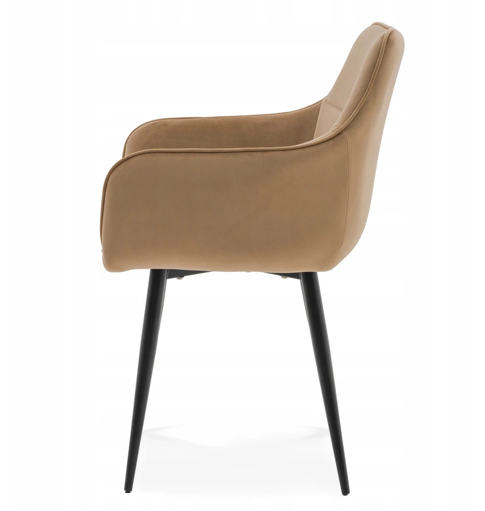 Home Design VELIŪRO AKOMINIO MINŠTĖ KĖDĖ SVETAINEI, VALGOMAI, MODERNAUS GLAMURAS