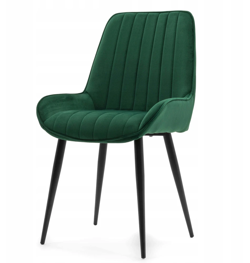 Home Design VELUR MINKŠTA KĖDĖ VALGOMUI, ŽALIAS GLAMURAS, MODERNUS