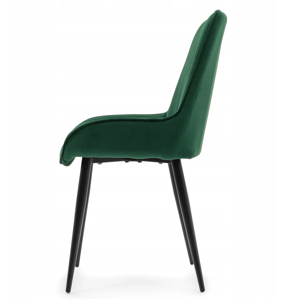 Home Design VELUR MINKŠTA KĖDĖ VALGOMUI, ŽALIAS GLAMURAS, MODERNUS