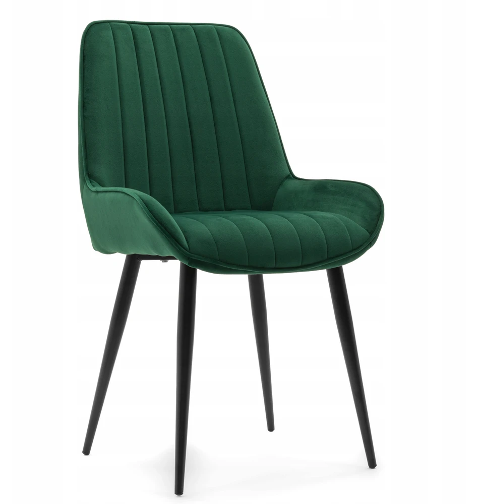 Home Design VELUR MINKŠTA KĖDĖ VALGOMUI, ŽALIAS GLAMURAS, MODERNUS