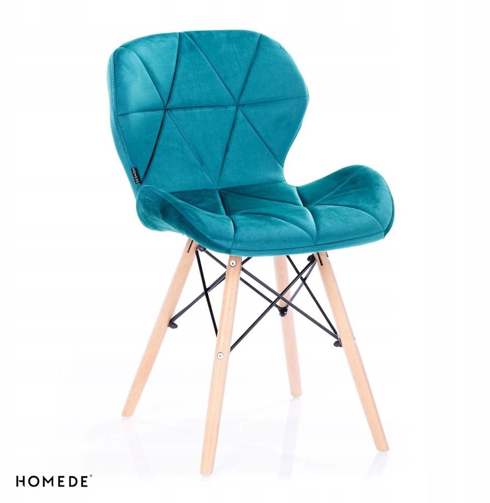 Homede STYLOWE Kėdė TAPICEROWANE DO SALONU BIURA JADALNI WELUROWE LOFT VINTAGE