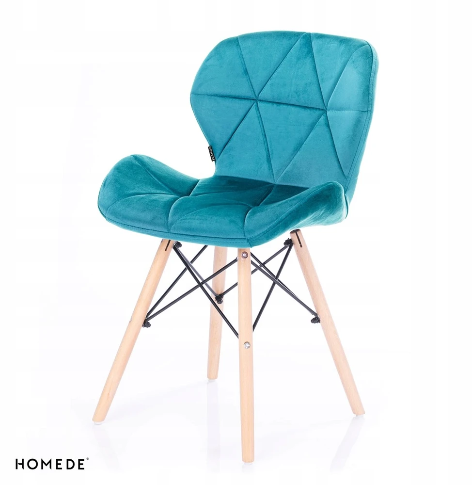 Homede STYLOWE Kėdė TAPICEROWANE DO SALONU BIURA JADALNI WELUROWE LOFT VINTAGE