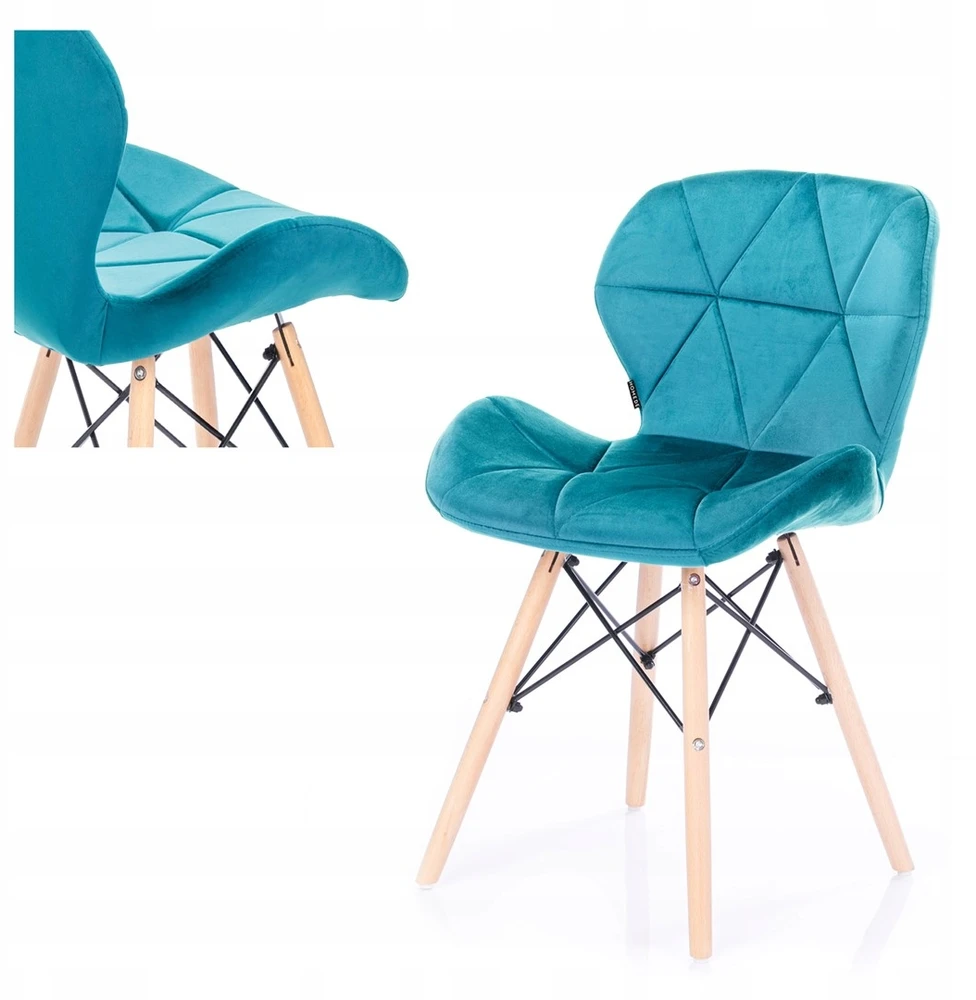Homede STYLOWE Kėdė TAPICEROWANE DO SALONU BIURA JADALNI WELUROWE LOFT VINTAGE