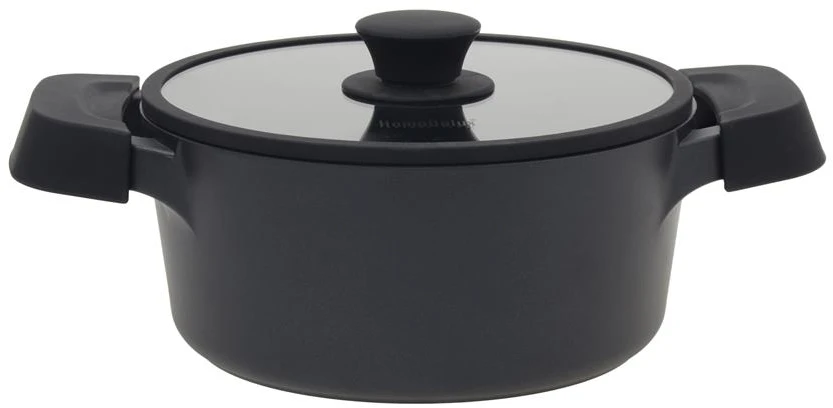 Homedelux PUODAS 20 CM SU DANGIU INDUKCINIŲ DUJŲ GREBLON C3 SILIKONINIAI DANGALAI 2,3L