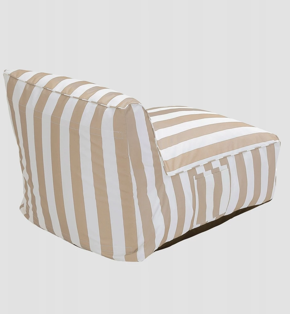 Homla Couch | MARIS | in baltas and beige stripes | 102x72x65 cm | 744242