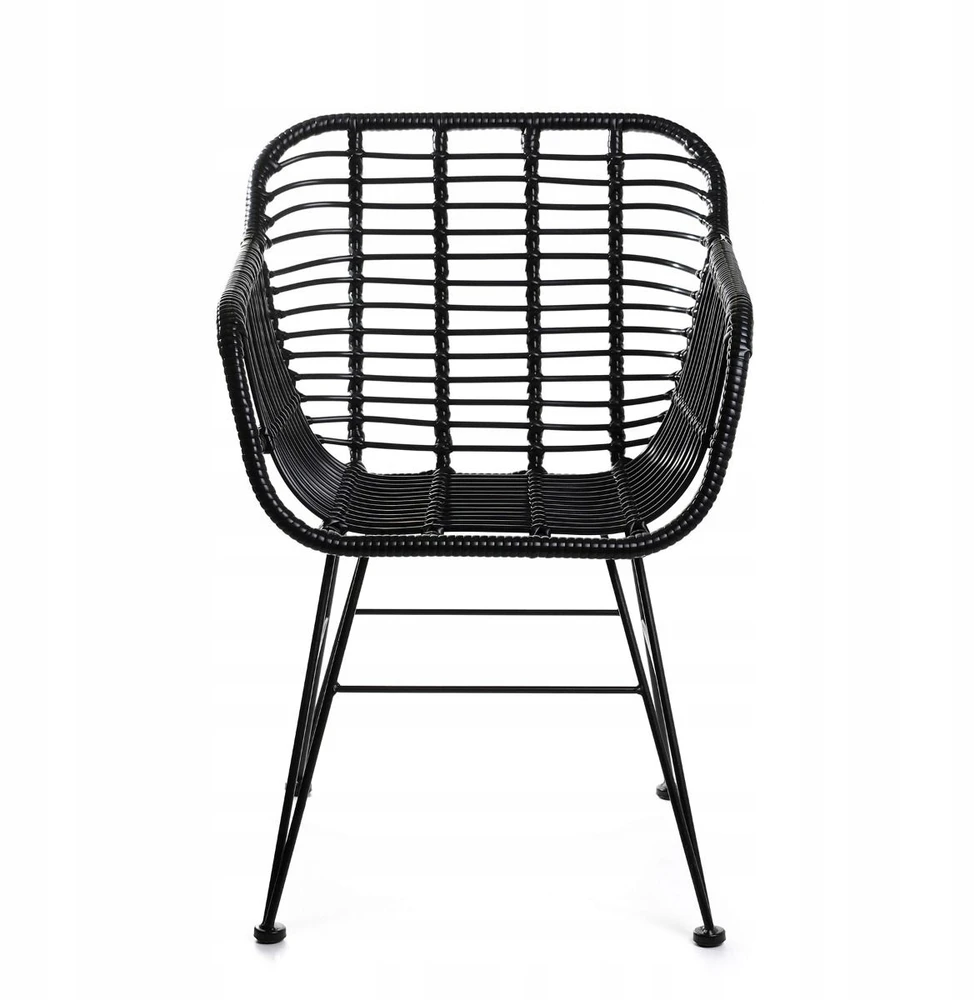 Homla JARDIN Juoda austa kėdė 57x62x81 cm