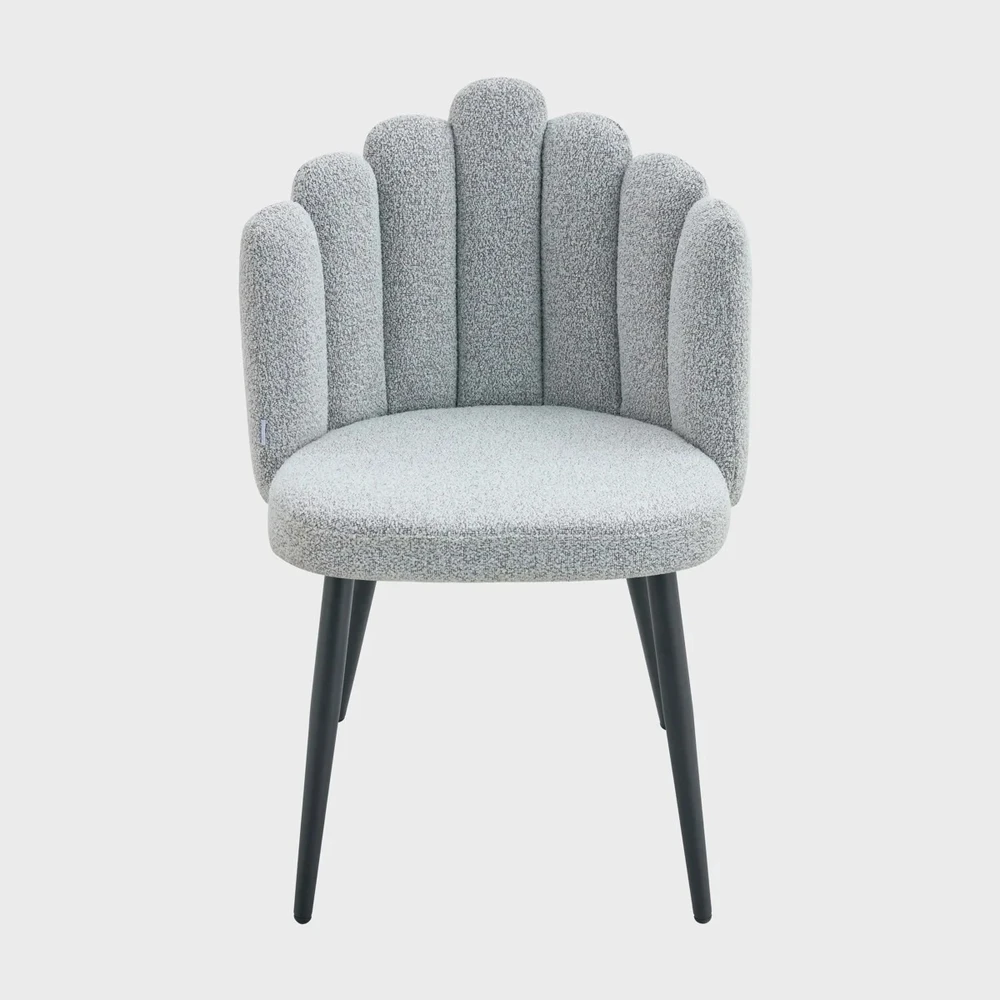 Homla Luxe Pilkas valgomojo kėdė – modernus komfortas elegantiškame dizaine